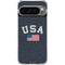 USA with American Flag Google Pixel 10 Pro Clear Case